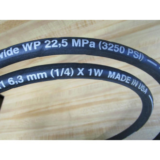 Parker 422421-4 Hydraulic Hose Assembly 4224214 6'-2" Length - New No Box