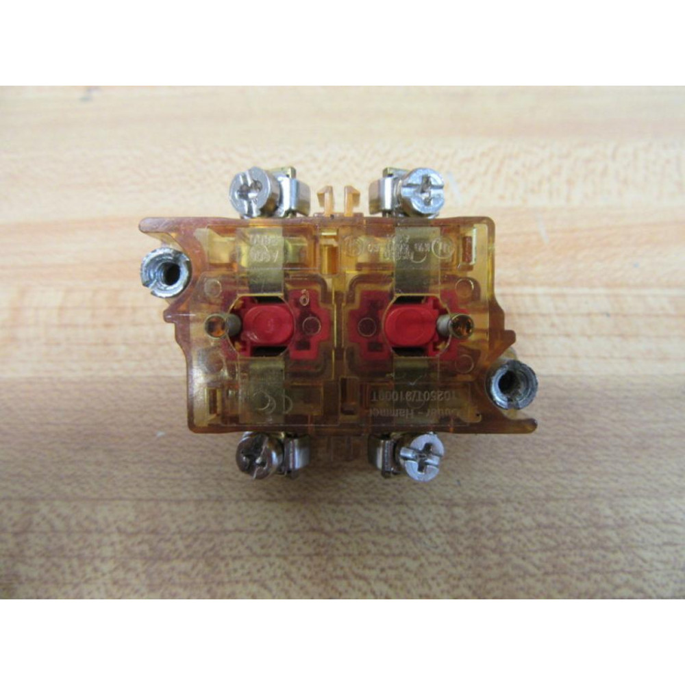 Cutler Hammer 10250T3 Eaton Contact Block Series D1 Clear - New No Box Cutler Hammer 10250T3 Eaton Contact Block Series D1 Clear - New No Box