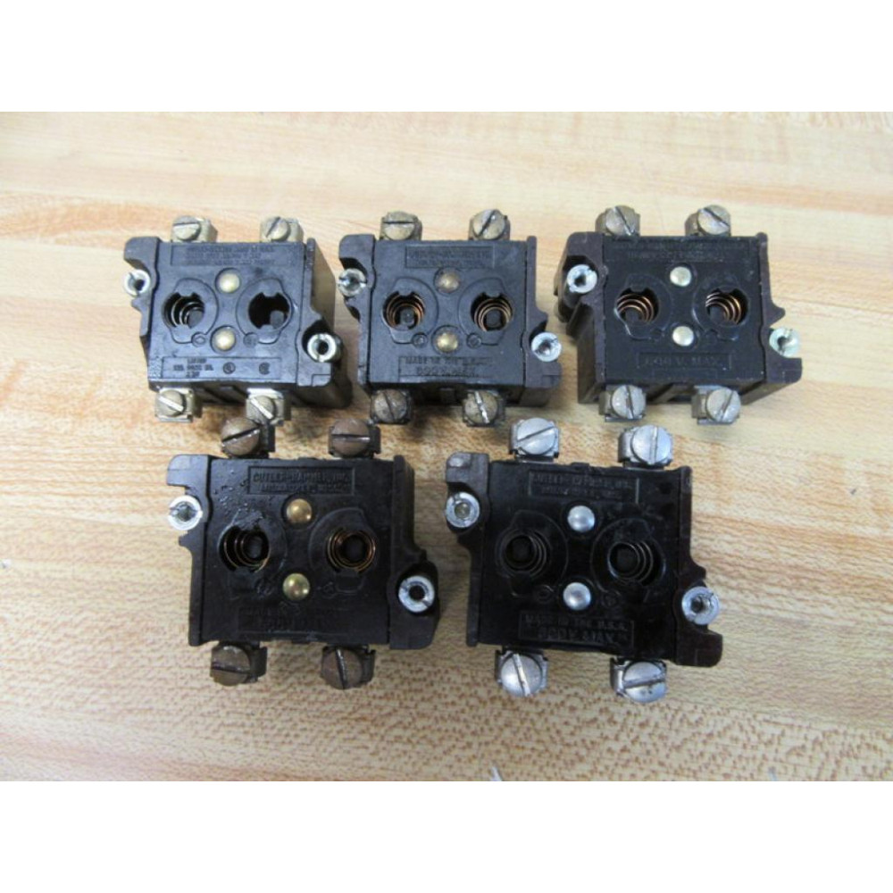Cutler Hammer 10250T3 Eaton Contact Block 2 NC - Used