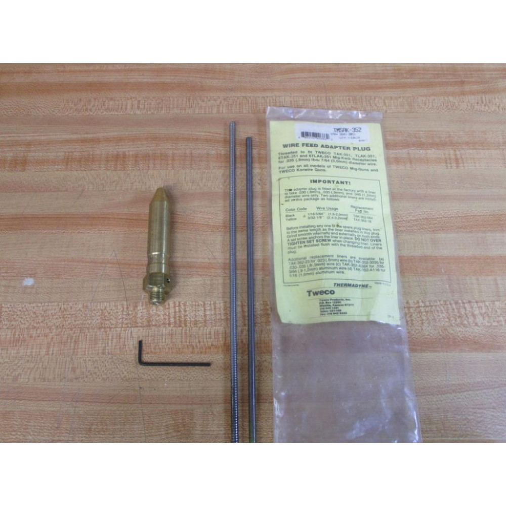 Thermadyne TMSAK-352 Tweco Wire Feed Adapter Plug 2641-2051