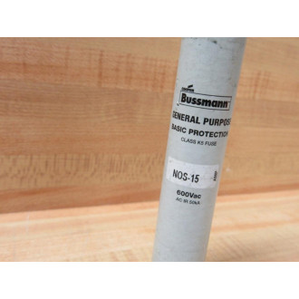 Buss NOS 15 Bussmann Fuse Cross Ref 4XH05 (Pack of 5) - New No Box