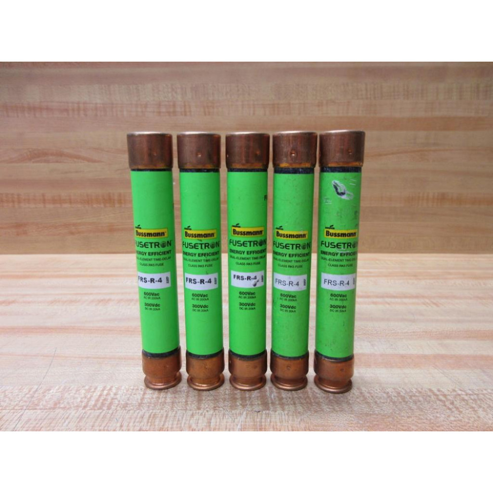 Buss FRS-R-4 Bussmann Fuse Cross Ref 4A462 Energy Efficient (Pack of 5) - New No Box