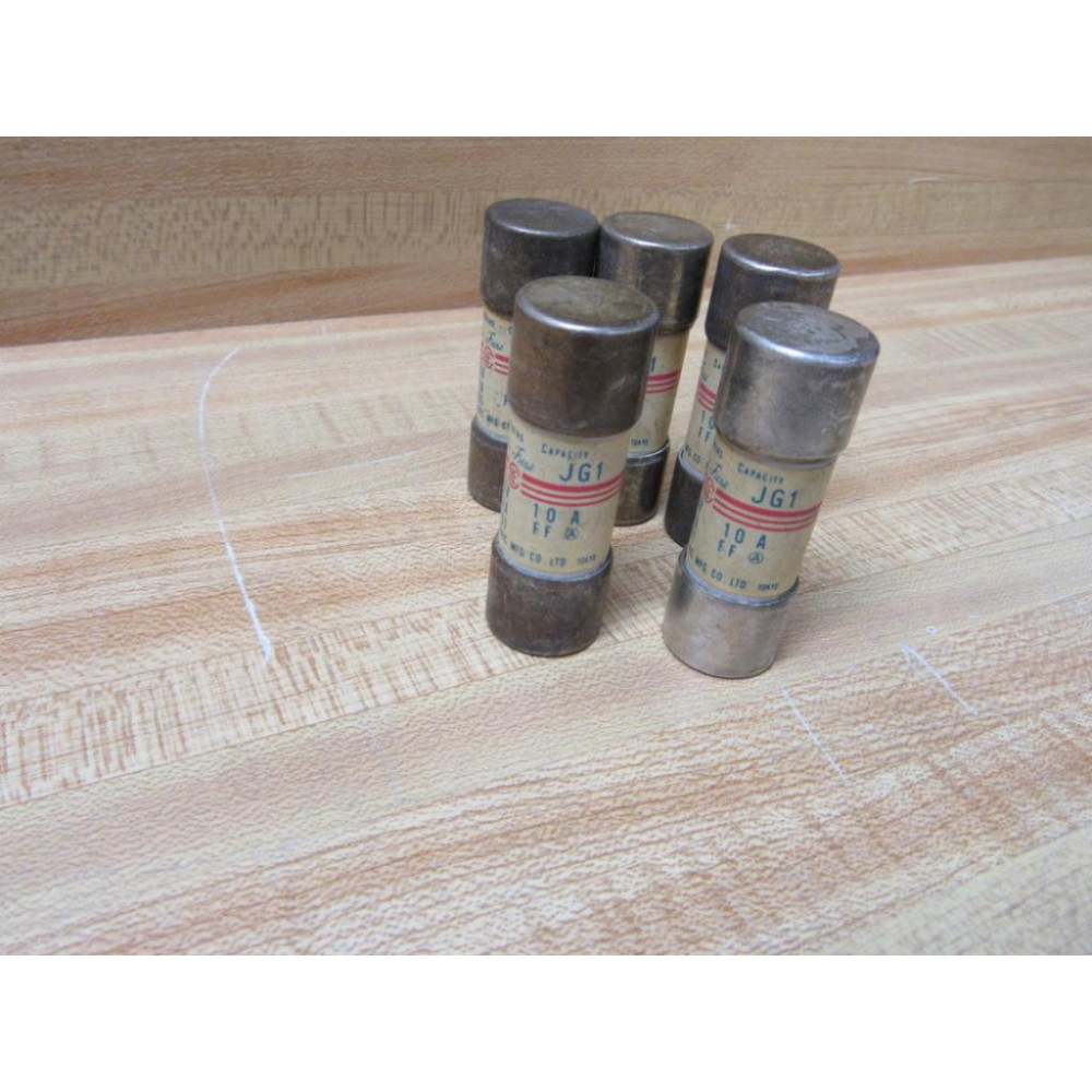 Utsunomiya JG1-10A Cello-Lite Fuse JG1-10 Old Stock (Pack of 5) - New No Box