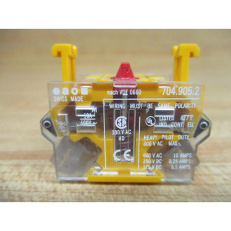 EAO 704.905.2 Contact Block 7049052 - New No Box