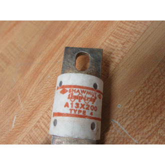 Gould Shawmut Ferraz A13X200-4 Mersen Amp-Trap Fuse A13X200 (Pack of 9) - New No Box