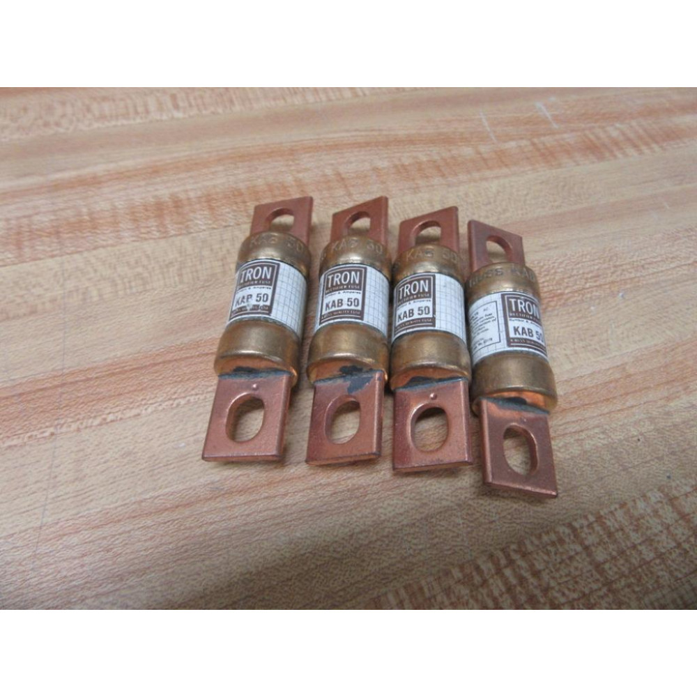 Tron KAB-50 Fuse KAB50 Bussmann Limitron (Pack of 4) - New No Box