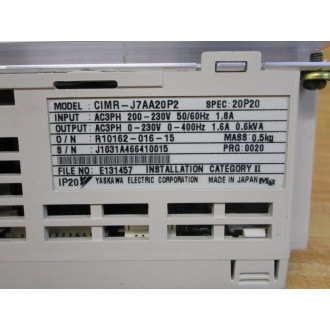 Yaskawa Electric CIMR-J7AA20P2 VS Mini J7 Drive CIMRJ7AA20P2