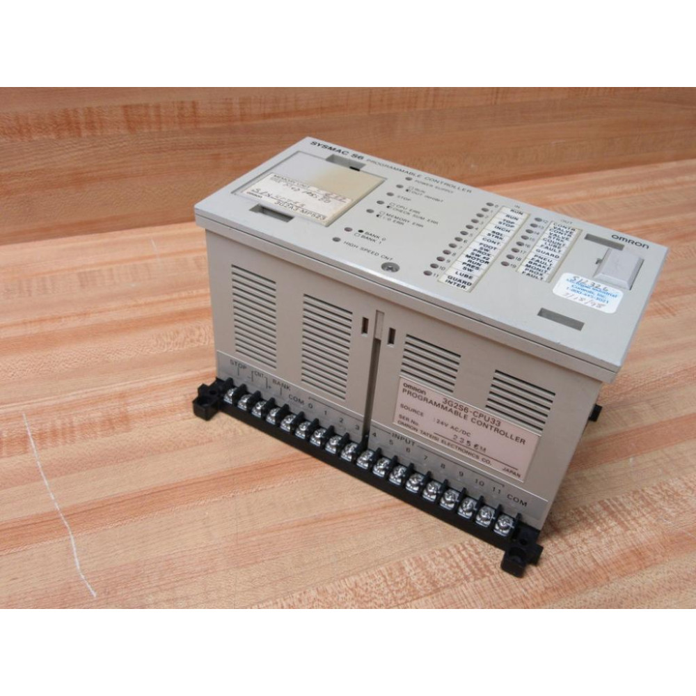 Omron 3G2S6-CPU33 Programmable Controller 3G2S6CPU33 - Used
