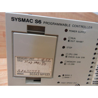 Omron 3G2S6-CPU33 Programmable Controller 3G2S6CPU33 - Used
