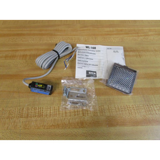 Sick Optic WL160-P132 Photoelectric Sensor WL160P132 - New No Box
