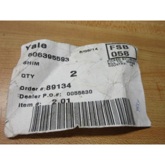 Yale 506395593 Shim FR14 (Pack of 2)