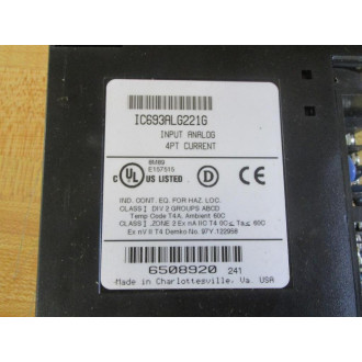 Fanuc IC693ALG221G Input Module - New No Box