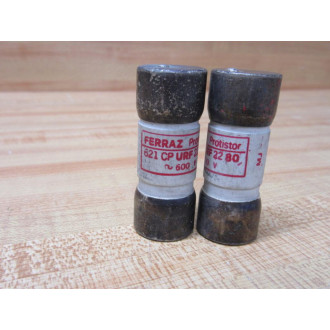 Mersen Ferraz Shawmut 621 CP URF 22 80 Fuse 621CPURF2280 (Pack of 2) - Used