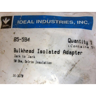 Ideal Industries 85-594 Bulkhead Isolated Adapter 85594 (Pack of 5)