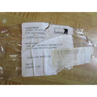 Habasit WVT-125 Flexpro Conveyor Belt - New No Box