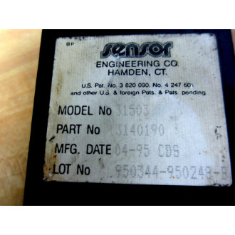Sensor Engineering 3140190 Card Reader WIndicator 31503 - Used