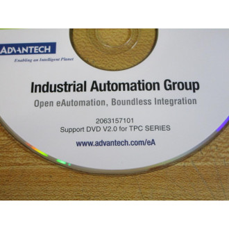 Advantech 2063157101 Drivers & Manuals Automation Panel PC DVD - Used