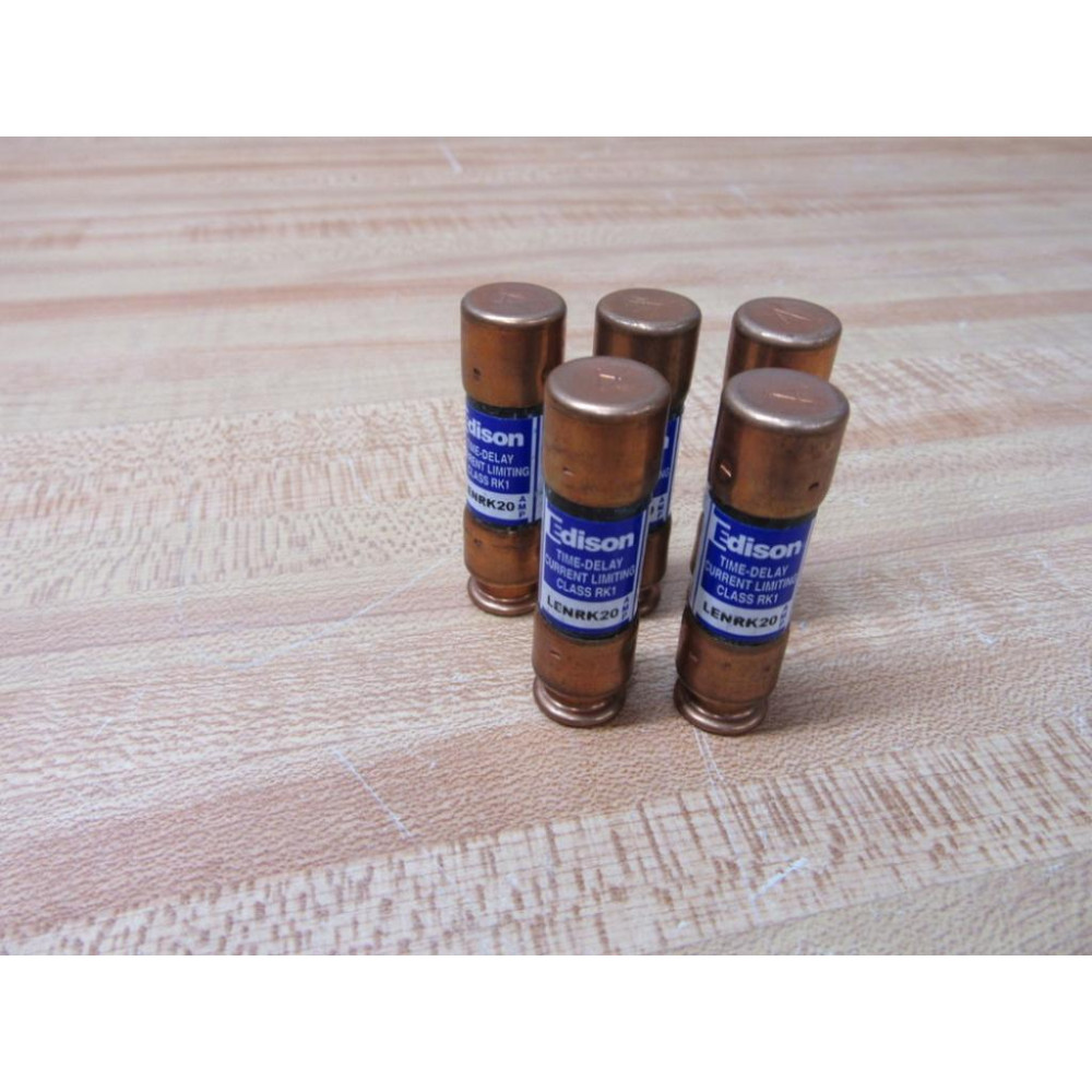 Edison LENRK20 Time-Delay Fuse (Pack of 5) - New No Box