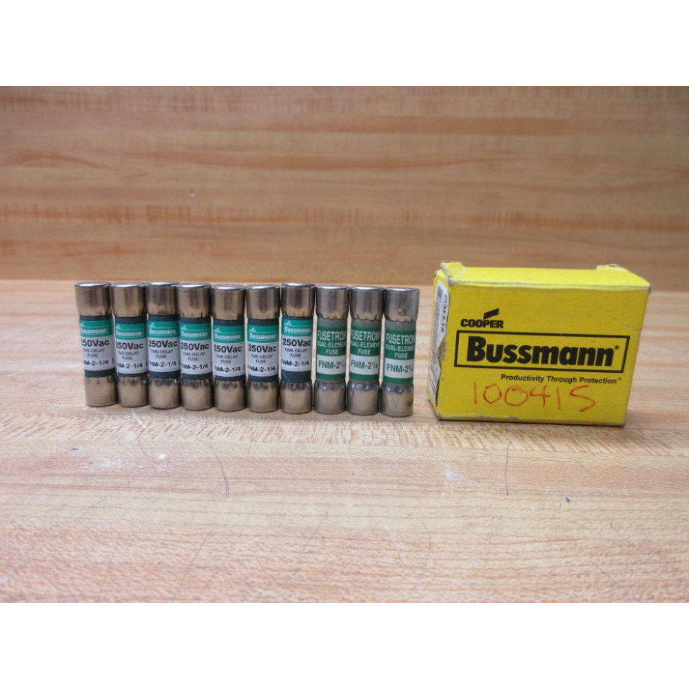 Buss FNM 2-14 Bussmann Fuse Cross Ref 6F178 (Pack of 10)
