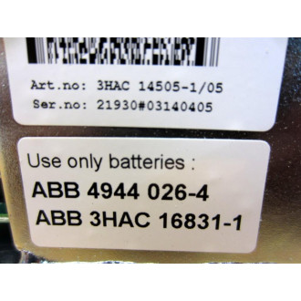 ABB 3HAC14505-105 Serieal Measurement Unit 3HAC14505105 - Used