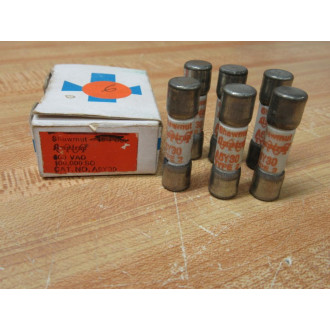 Gould A6Y30 Shawmut Amp-Trap Fuses 30 Amp (Pack of 6)