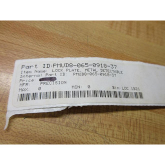 Precision PMUD8-065-0918-37 Lock Plate PMUD8065091837 (Pack of 45) - New No Box