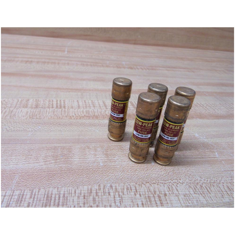 Bussmann LPN-RK-9SP Low-Peak Time-Delay Fuse LPNRK9SP (Pack of 5) - New No Box