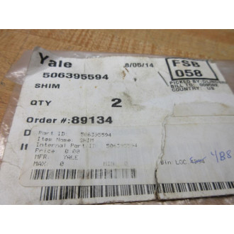 Yale 506395594 Shim FI14 (Pack of 2)