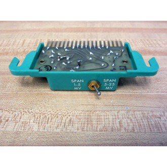 Leeds & Northrup 651208 Range Card - Used