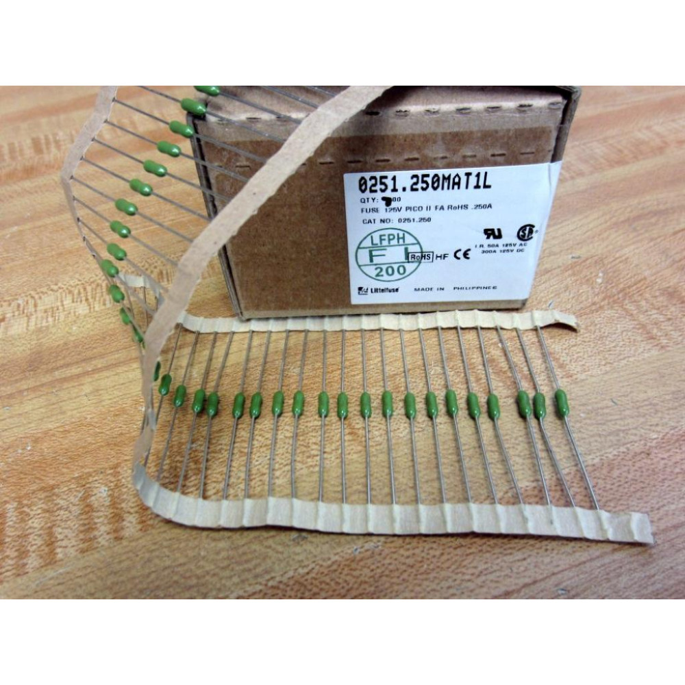 Littelfuse 0251.250 Circuit Protection Fuse 0251.250MAT1L (Pack of 700) Littelfuse 0251.250 Circuit Protection Fuse 0251.250MAT1L (Pack of 700)