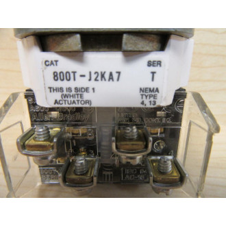 Allen Bradley 800T-J2KA7 Selector Switch 800TJ2KA7 W800T-XA - New No Box