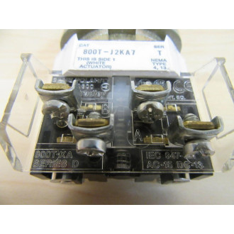 Allen Bradley 800T-J2KA7 Selector Switch 800TJ2KA7 W800T-XA - New No Box