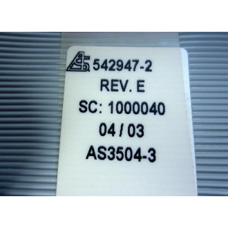 Generic 542947-2 Ribbon Cable 5429472 Rev.E  SC:1000040 - Used