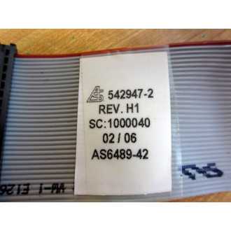 Generic 542947-2 Ribbon Cable 5429472 Rev.H1  SC:1000040 - Used