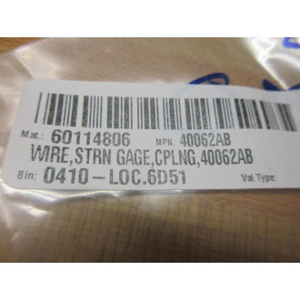 40062AB Wire Strain Gage - New No Box