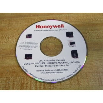 Honeywell 51453375-501 UDC Controller Manuals CD 51453375501 - Used