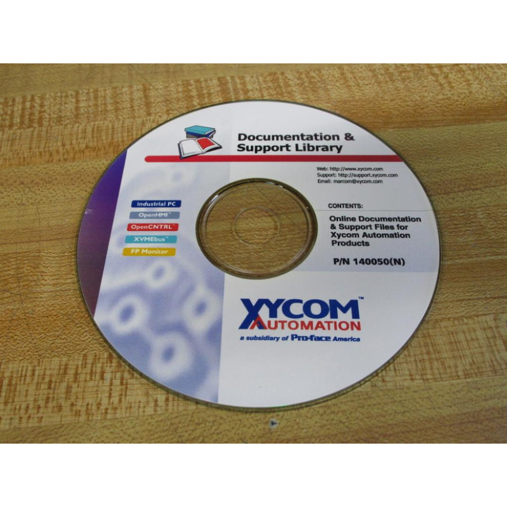 Xycom Automation 140050 Documentation & Support Library 140050(N) - Used