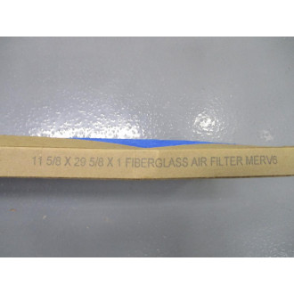 Generic MERV6 Air Filter 11-58" x 29-58" x 1" (Pack of 10) - New No Box