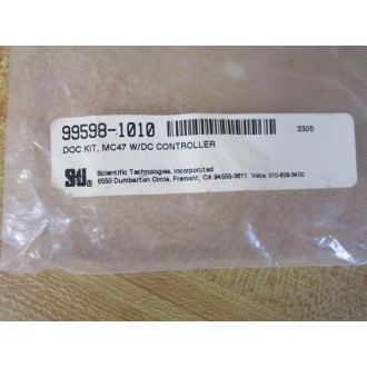 Scientific Technologies 99598-1010 STI DOC Kit WDC Controller MC47
