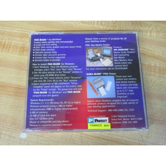 Panduit P2WINCD 5641 PAN-MARK Labeling Software P2WINCD - Used