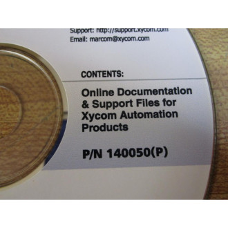 Xycom Automation 140050 Documentation & Support Library 140050(P) - Used