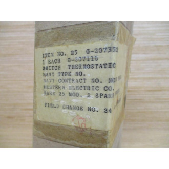 Fenwal 18000-3 Thermostatic Switch G-207116