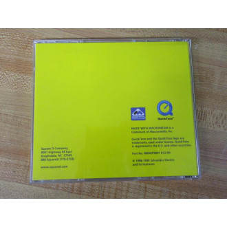 Schneider Electric 8800EP9801 R1299 Square D AC Drivers & Soft Starters CD - Used