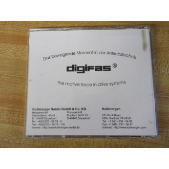 Kollmorgen 71007200 Digifas Documentations CD 71007200 - Used