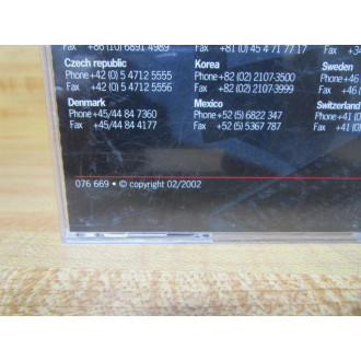 Euchner 076 669 Euchner 2000 CD 076669 - Used