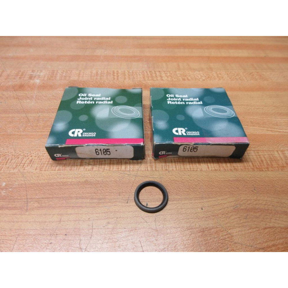 Chicago Rawhide 6105 SKF Grease Seal CR-6105 (Pack of 2)