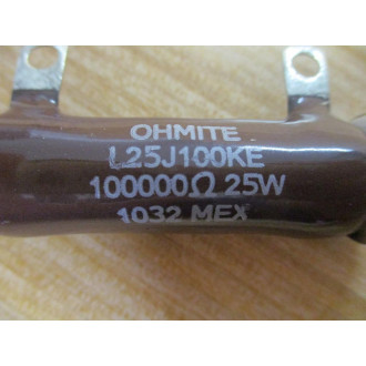 Ohmite L25J100KE Resistor 100000Ω - New No Box