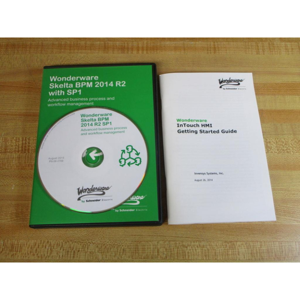 Schneider Electric 06-2709 Wonderware Skelta BPM 2014 R2 WSP1 CD - Used