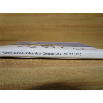 Emerson 00822-0100-0010 Rosemount Product Manuals CD Rev. CC - Used