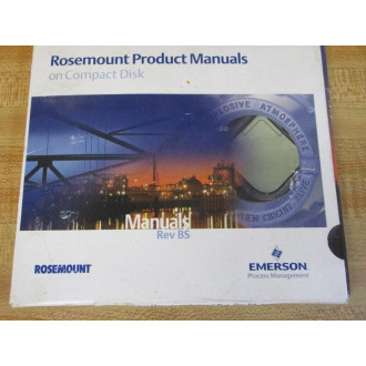 Emerson 00822-0100-0010 Rosemount Product Manuals CD Rev. BS - Used